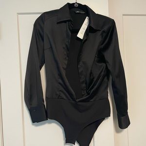 Women’s silk blouse - body suit